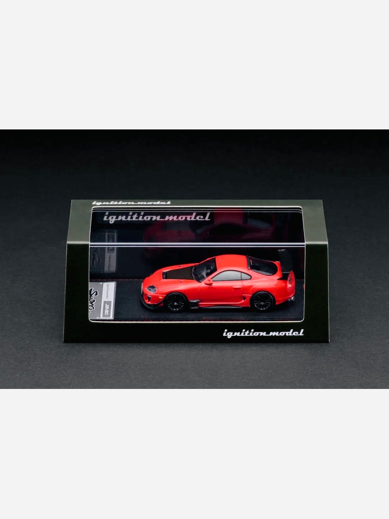 Ignition Model Factory Sealed Toyota Supra (JZA80) RZ in Red