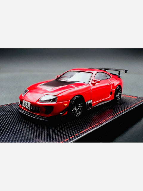 Ignition Model Factory Sealed Toyota Supra (JZA80) RZ in Red