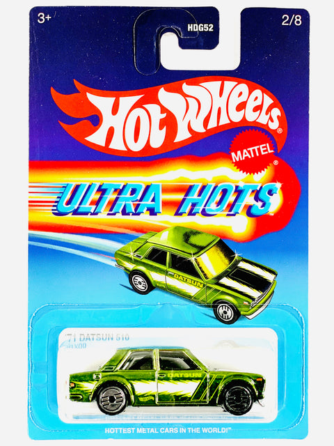 Hot Wheels Ultra Hots '71 Datsun 510 - Damaged Card/Blister