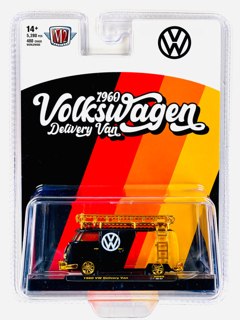 M2 Machines Hobby Exclusive 1960 Volkswagen Delivery Van Black Chase