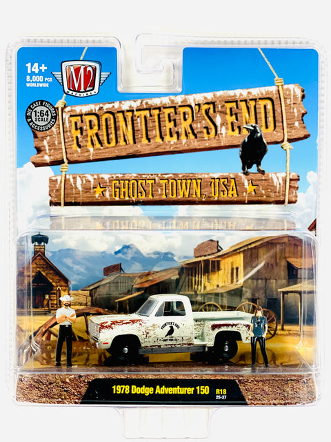 M2 Auto Figs Frontier's End Ghost Town 1978 Dodge Adventurer 150 Truck