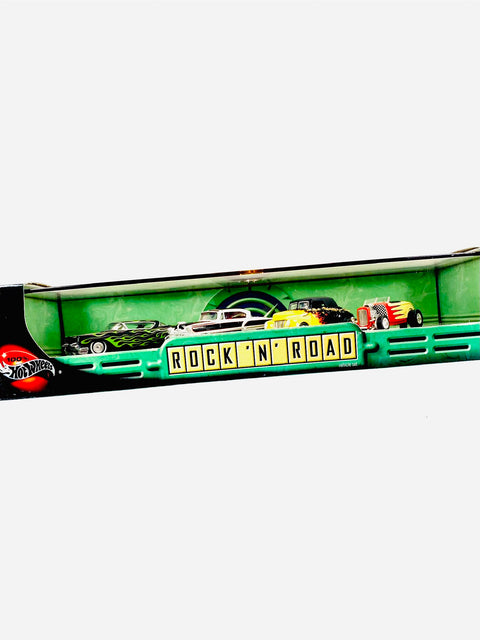 Hot Wheels 2001 Cool Classic Series Rock 'N' Road (4 Car Set) - Rubberband Residue