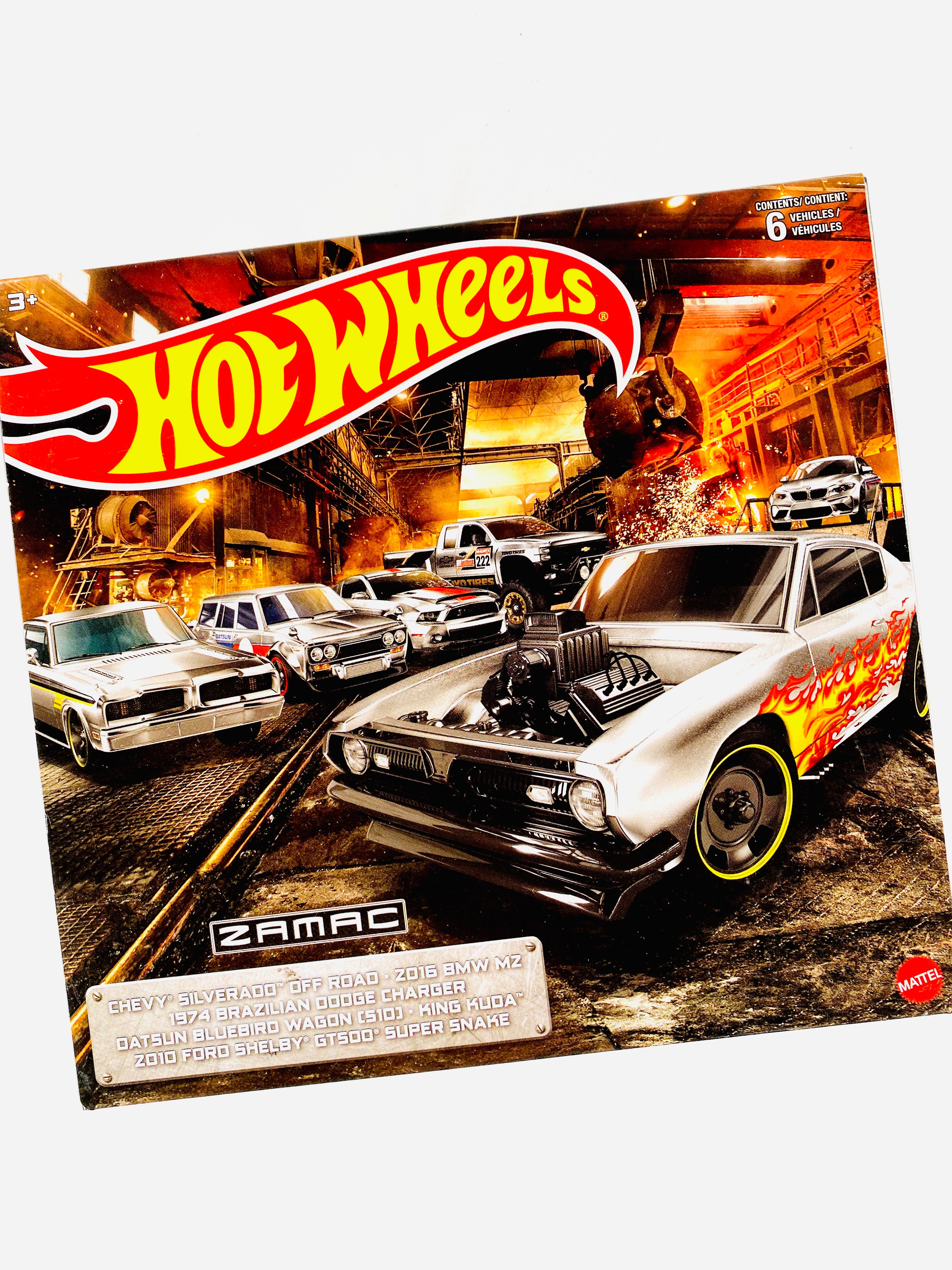 Hot Wheels 2021 ZAMAC Multipack (6 Cars) - Damaged Box – Jcardiecast
