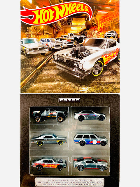 Hot Wheels 2021 ZAMAC Multipack (6 Cars) - Damaged Box