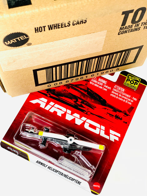 Hot Wheels 2026 Pop Culture Airwolf Helicopter Factory Sealed Solid Pack (10 Cars)