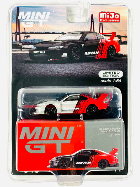 Mini GT Mijo Exclusive Nissan LB-Super Silhouette S15 SILVIA ADVAN #649 Chase