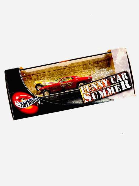 Hot Wheels Funny Car Summer 2 Car Set - Rubberband Residue