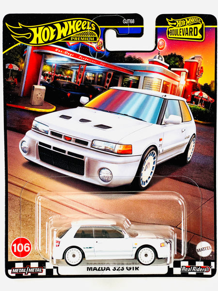 Hot Wheels 2024 Boulevard Mazda 323 GTR #106 – Jcardiecast