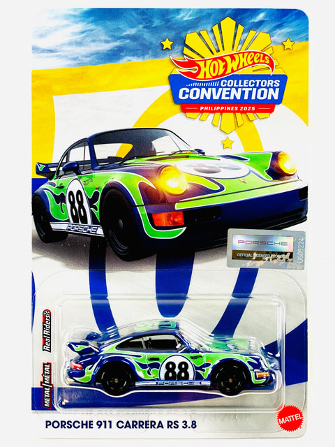 Hot Wheels 2025 Philippines Collectors Convention Porsche 911 Carrera RS 3.8 Non-Stickered