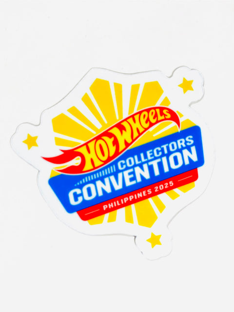 Hot Wheels 2025 Philippines Collectors Convention Sticker