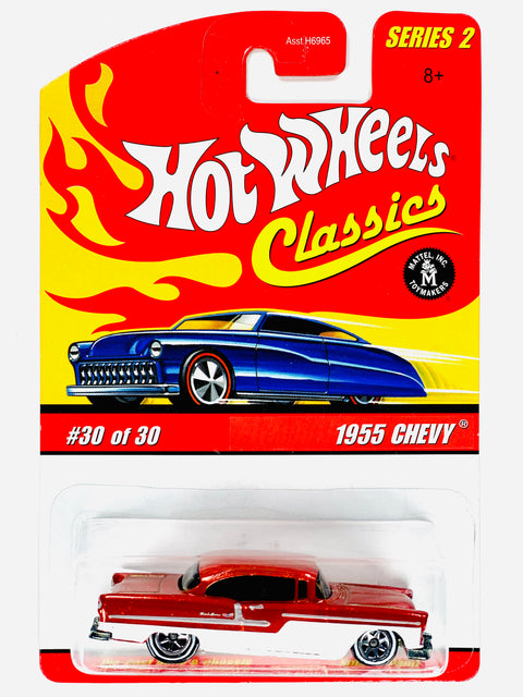 Hot Wheels 2005 Classics Series 2 1955 Chevy Burnt Orange - Damaged Card/Blister