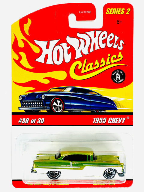 Hot Wheels 2005 Classics Series 2 1955 Chevy Antifreeze - Damaged Card/Blister