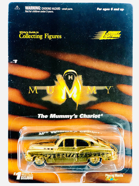 Johnny Lightning Playing Mantis "The Mummy" The Mummy's Chariot - Damaged Card/Blister