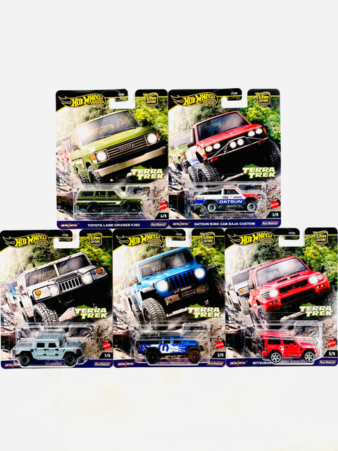Hot Wheels 2024 Car Culture Terra Trek Case C  (Set of 5 Cars)