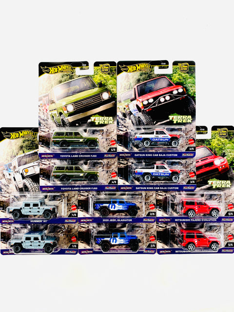 Hot Wheels 2024 Car Culture Terra Trek Factory Sealed Case C Solid Pack (4 Cases)