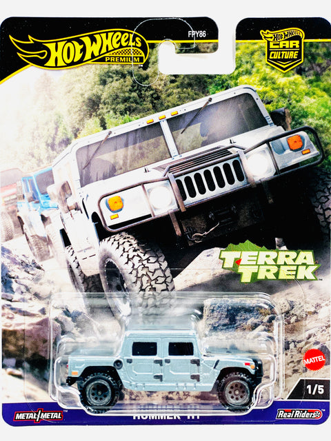 Hot Wheels 2024 Terra Trek Case C Hummer H1 - Damaged Card
