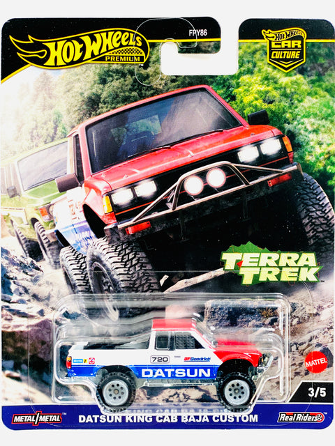 Hot Wheels 2024 Terra Trek Case C Datsun King Cab Baja Custom - Damaged Card