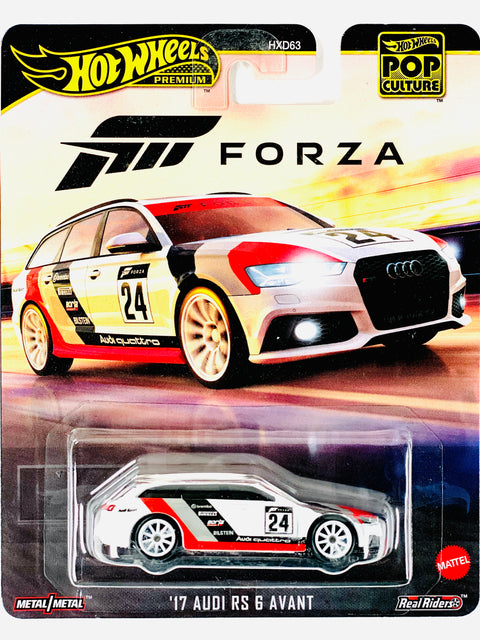 Hot Wheels 2024 Pop Culture Case E Forza '17 Audi RS 6 Avant - Damaged Card