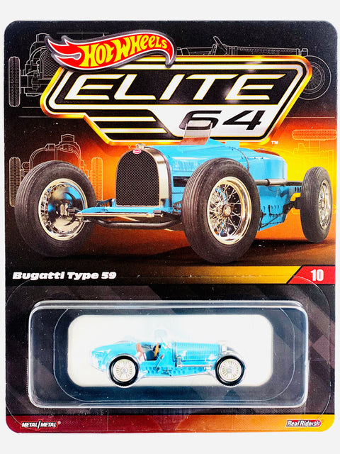 Hot Wheels 2024 RLC Exclusive Elite 64 Bugatti Type 59 - Damaged Card/Blister