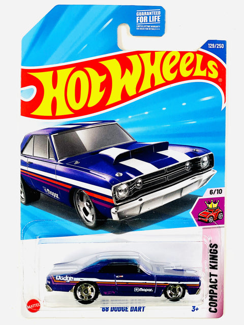 Hot Wheels 2025 Compact Kings '68 Dodge Dart - Damaged Card