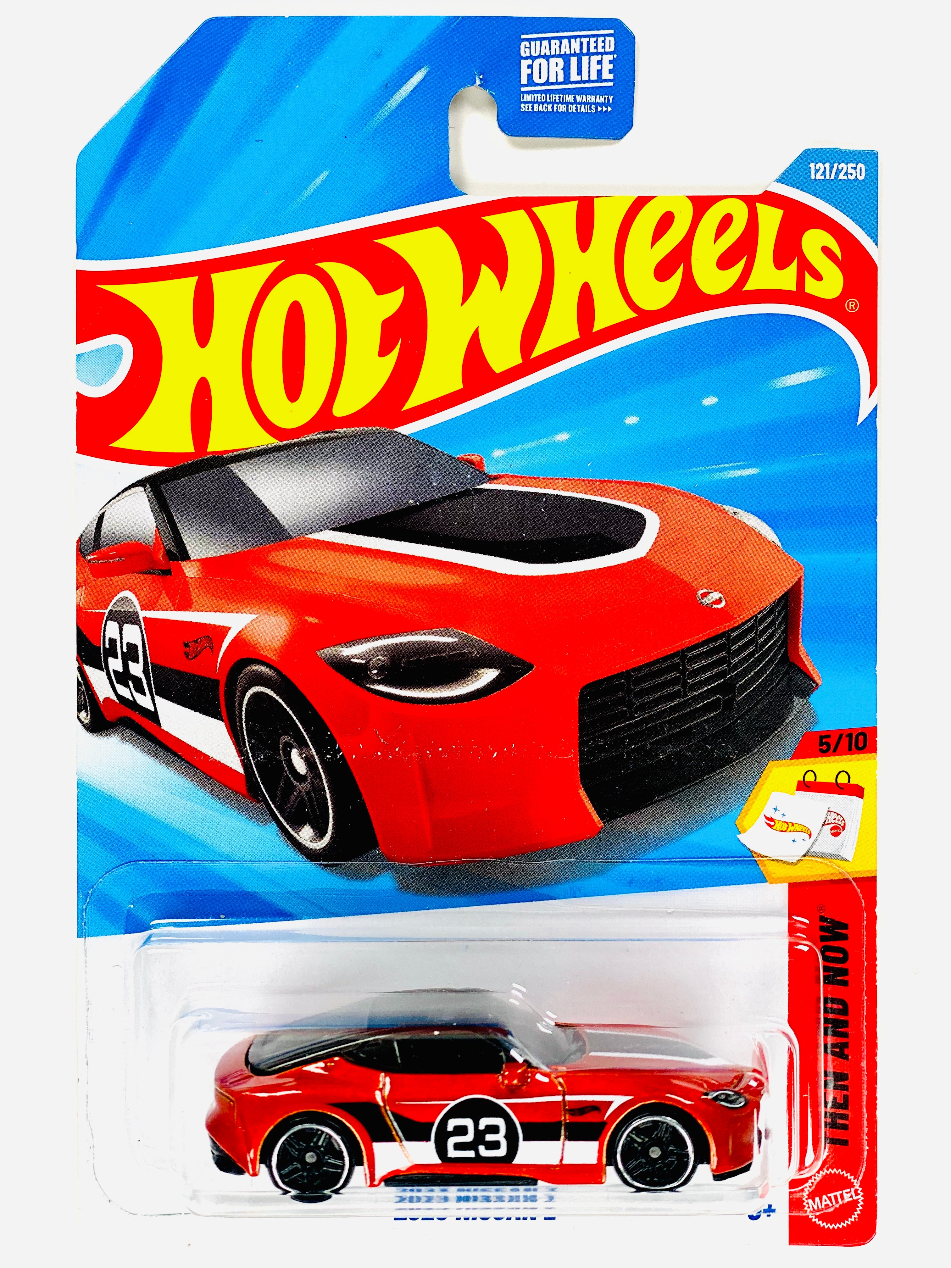 23台 Hot Wheels まとめ Hot Wheels Then and Now 2023 Nissan Z Orange 121/250 - Damaged