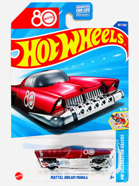 Hot Wheels HW Celebration Racers 80th Anniversary Mattel Dream Mobile 167/250 - Damaged Card