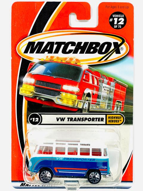 Matchbox 2000 Highway Heroes #12 VW Transporter - Damaged Card