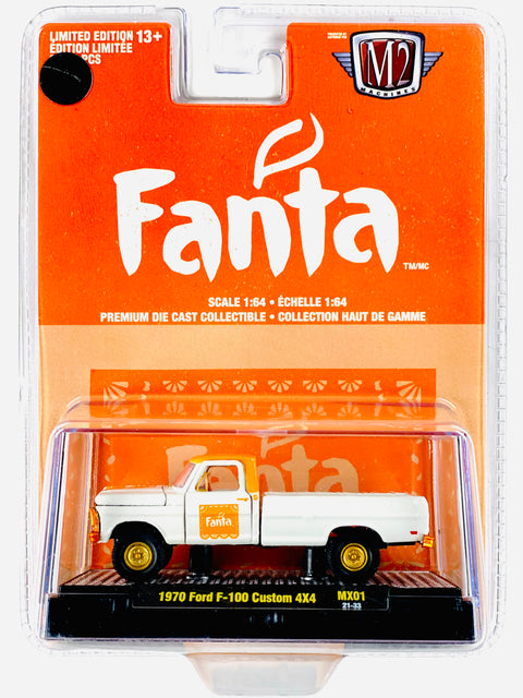 M2 Machines Fanta 1970 Ford F-100 Custom 4x4 Chase