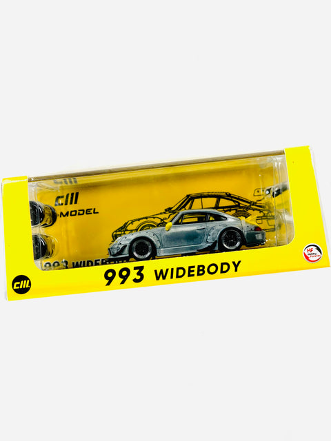 CM Model Porsche 993 Widebody Yellow Chase