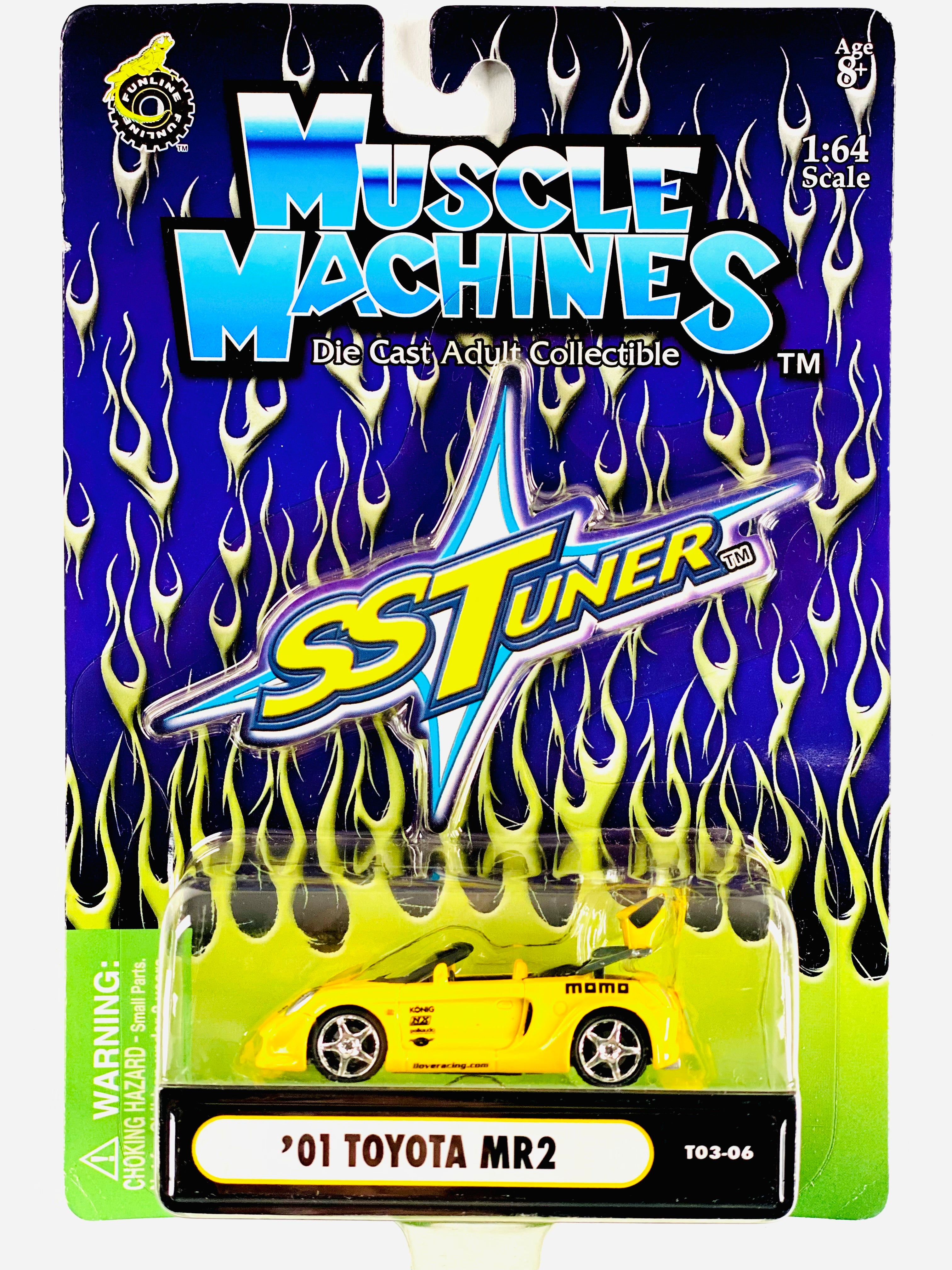 Muscle Machines SS Tuner '01 Toyota MR2 - Damaged Card – Jcardiecast
