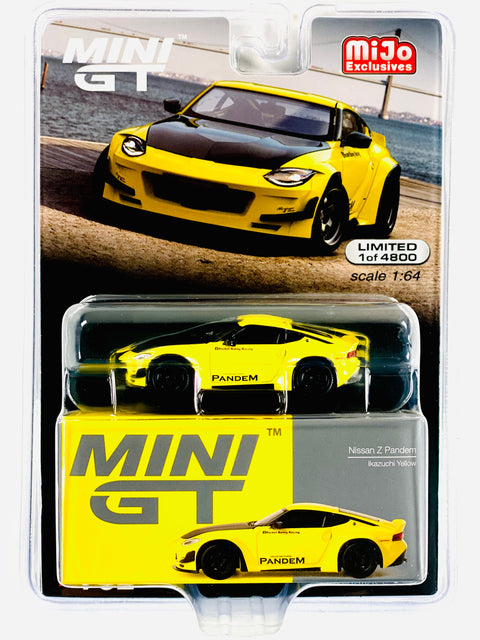 Mini GT Mijo Exclusive Nissan Z Pandem Ikazuchi Yellow #752