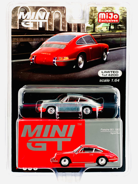 Mini GT Mijo Exclusive Porsche 901 1963 Signal Red #695 Chase