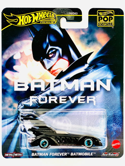 Hot Wheels 2024 Pop Culture Case F Batman Forever Batmobile - Damaged Card