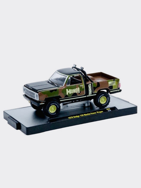 M2 Machines Auto-thentics Detroit-Muscle Honor 1979 Dodge 150 Macho Power Wagon Truck