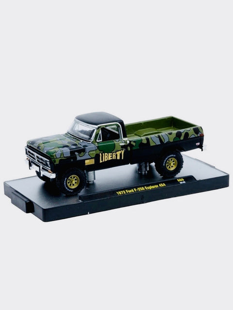 M2 Machines Auto-thentics Detroit-Muscle Liberty 1972 Ford F-250 Explorer 4X4 Truck
