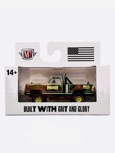 M2 Machines Auto-thentics Detroit-Muscle Honor 1979 Dodge 150 Macho Power Wagon Truck