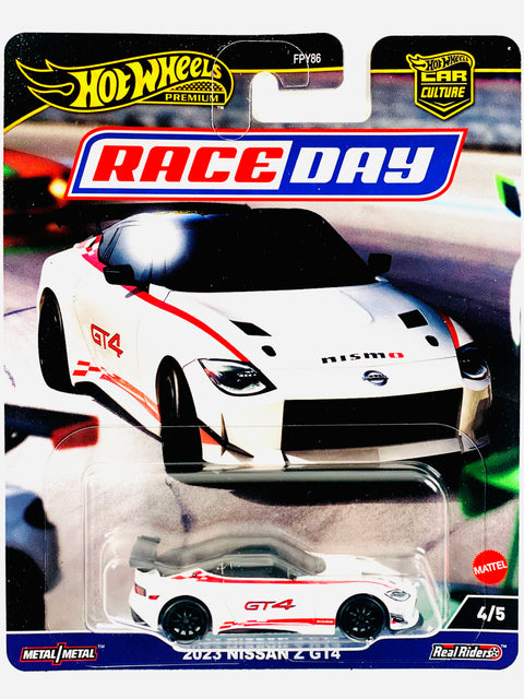 Hot Wheels 2024 Race Day 2 Case D 2023 Nissan Z GT4 - Damaged Card