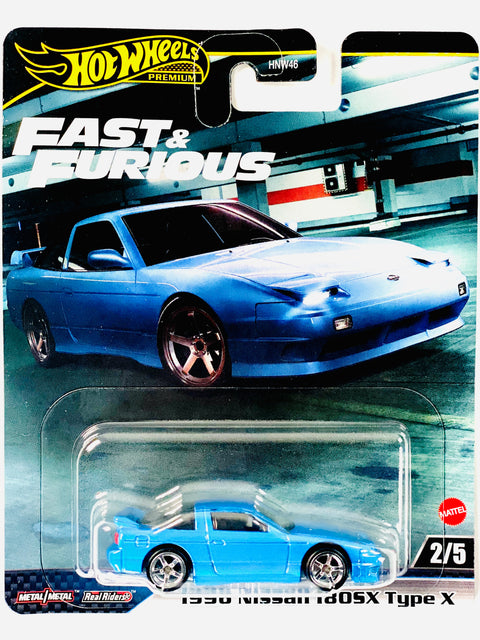 Hot Wheels 2024 Fast & Furious Case H 1996 Nissan 180SX Type X - Damaged Card