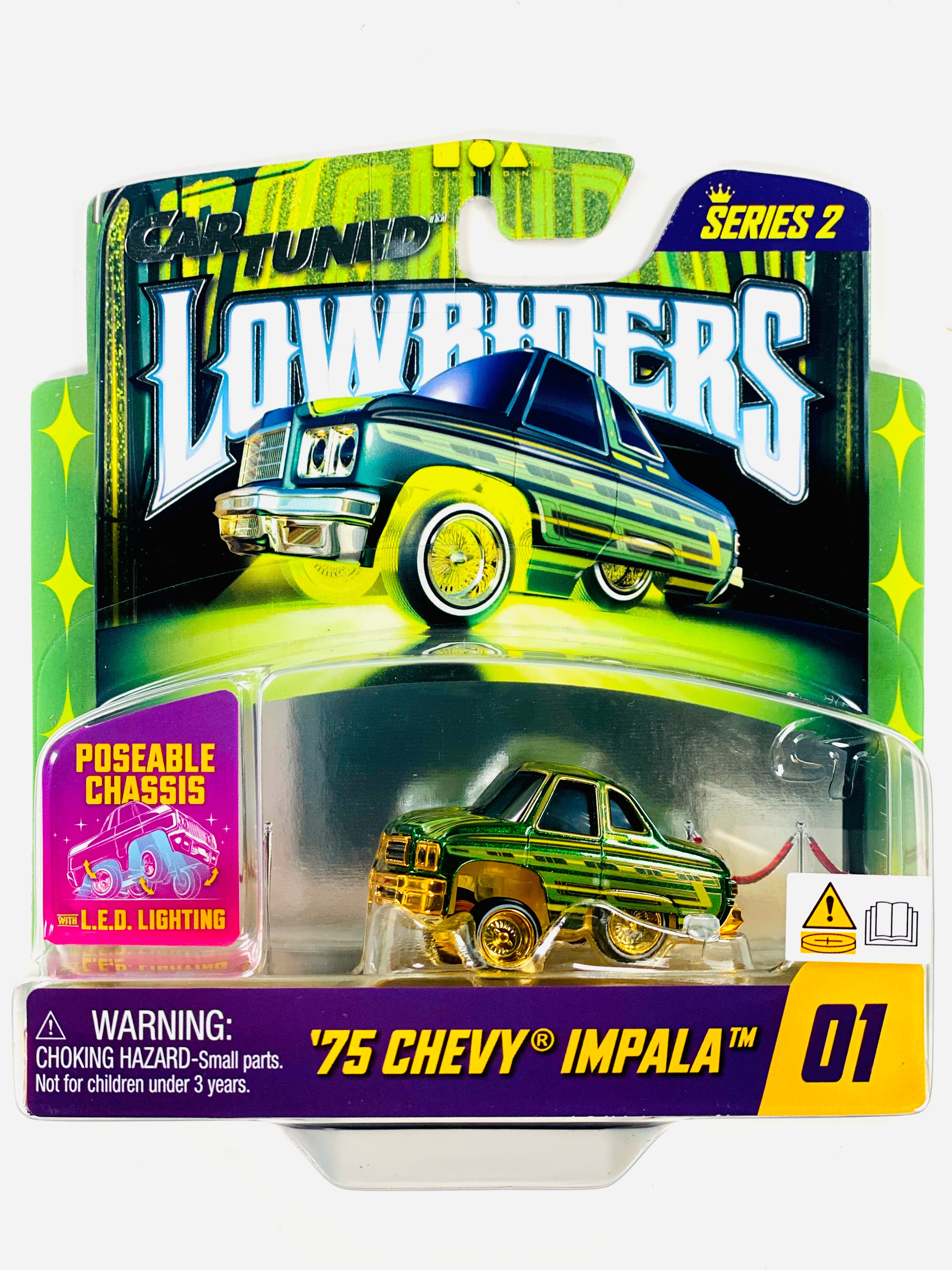 CarTuned Series 2 Lowriders Show Glow LED Light Up Chassis 1975
