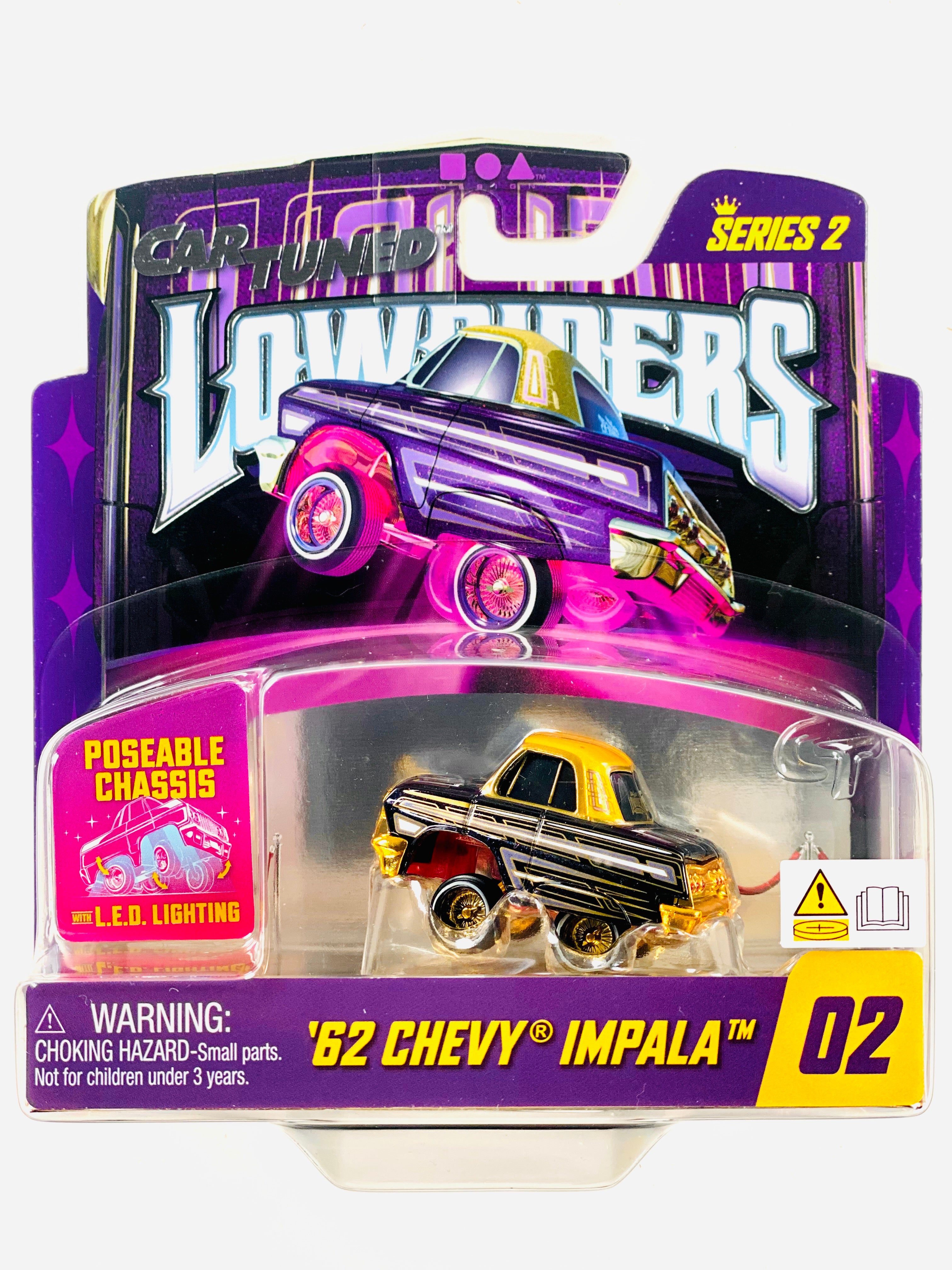 CarTuned Series 2 Lowriders Show Glow LED Light Up Chassis 1962