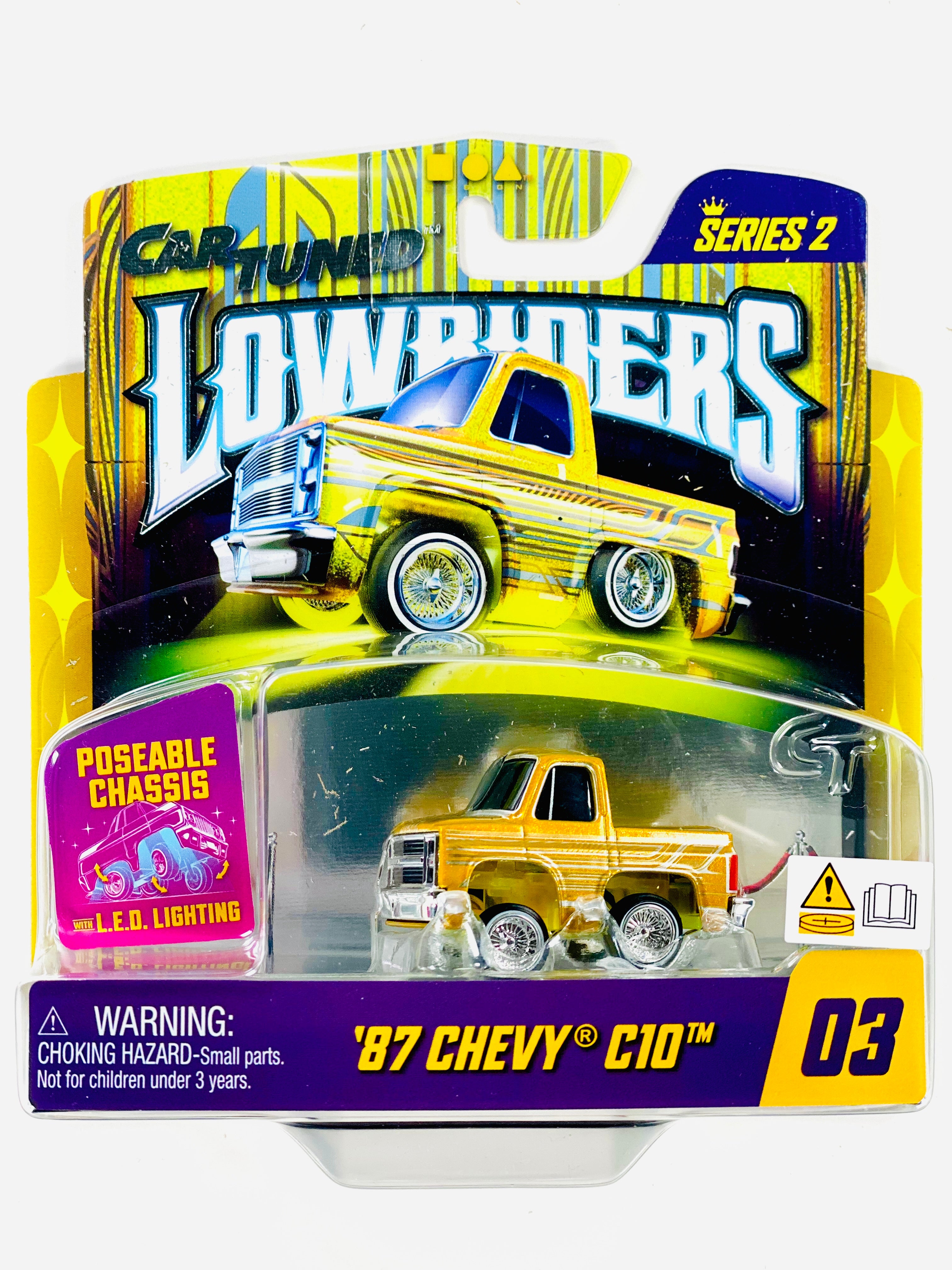 CarTuned Series 2 Lowriders Show Glow LED Light Up Chassis 1987