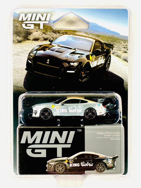 Mini GT Mijo Exclusive Shelby GT500 Dragon Snake Concept Black/Gold #1130 Chase