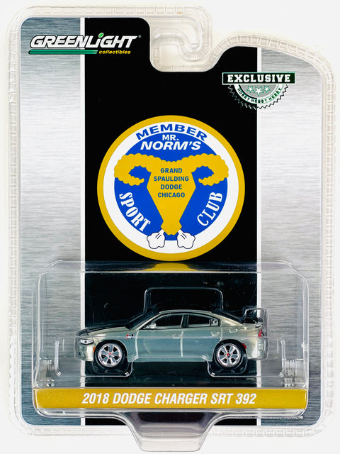 Greenlight Hobby Exclusive Mr. Norm Heritage GSS 2018 Dodge Charger SRT 392 Raw Chase