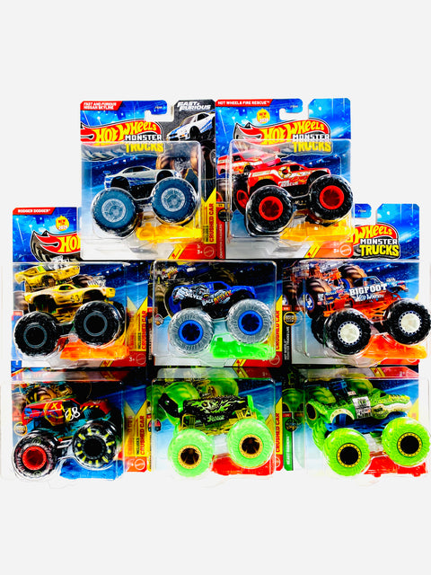 Hot Wheels 2026 Monster Truck & Car Factory Sealed Case D (8 Cars)