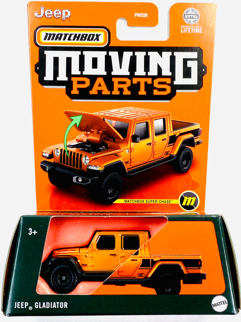 Matchbox 2024 Moving Parts Case R Jeep Gladiator - Damaged Card