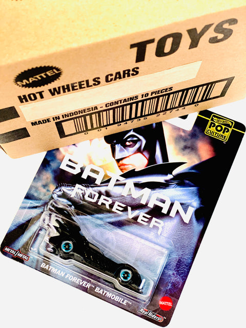 Hot Wheels 2024 Pop Culture Batman Forever Batmobile Solid Pack (10 Cars)