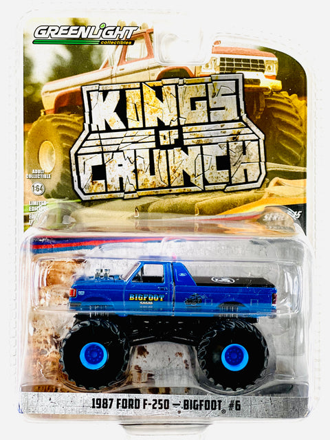 Greenlight Walmart Exclusive King of Crunch 1987 Ford F-250 Bigfoot #6 Chase - Damaged Blister