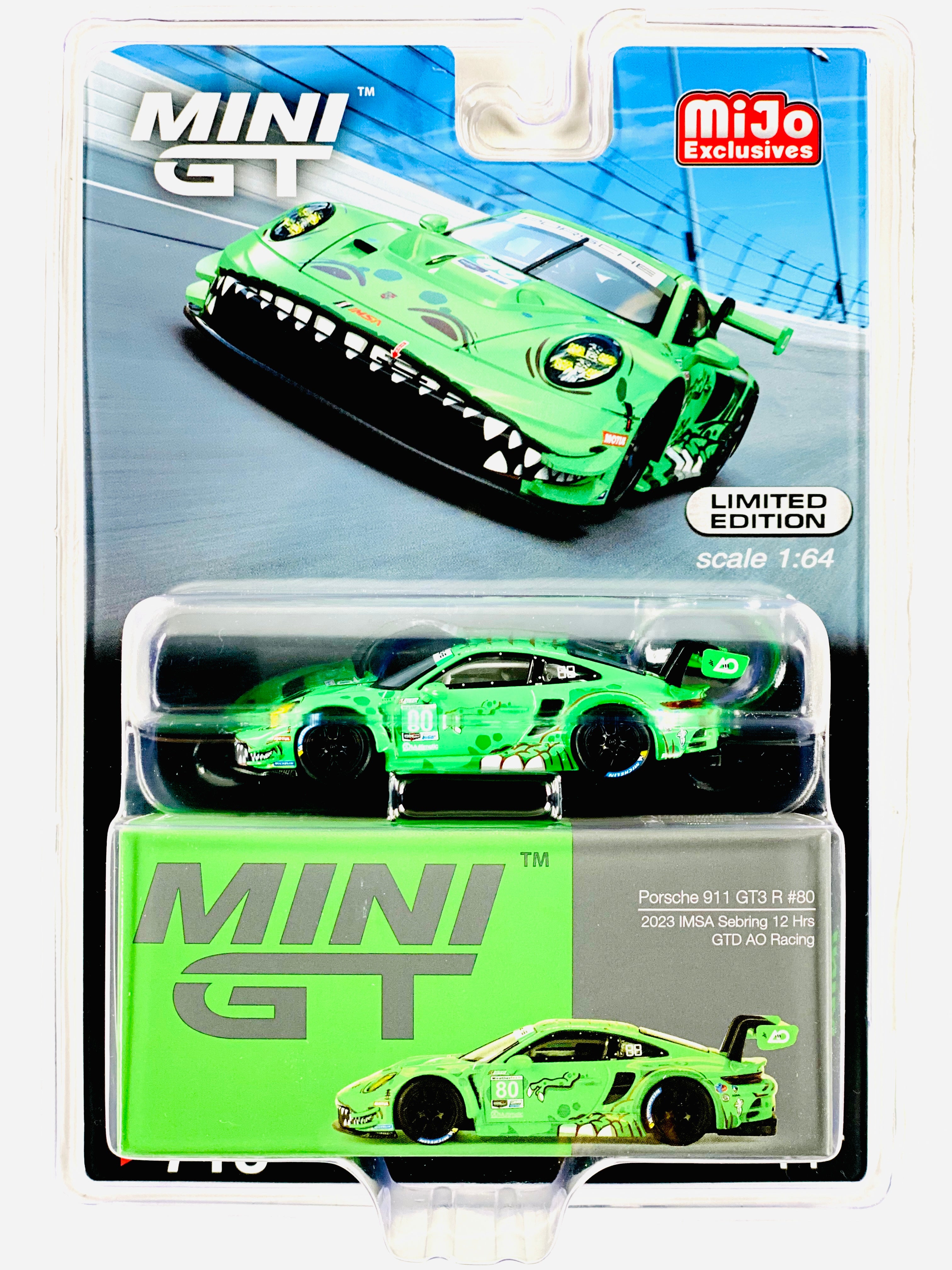 Mijo特注 MINIGT ポルシェ 911 GT3R #80 rexy Mini GT Mijo Exclusive Porsche 911 GT3 R #80 
