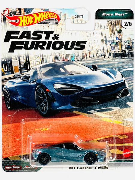 Hot Wheels 2021 Fast & Furious Euro Fast McLaren 720S - Damaged