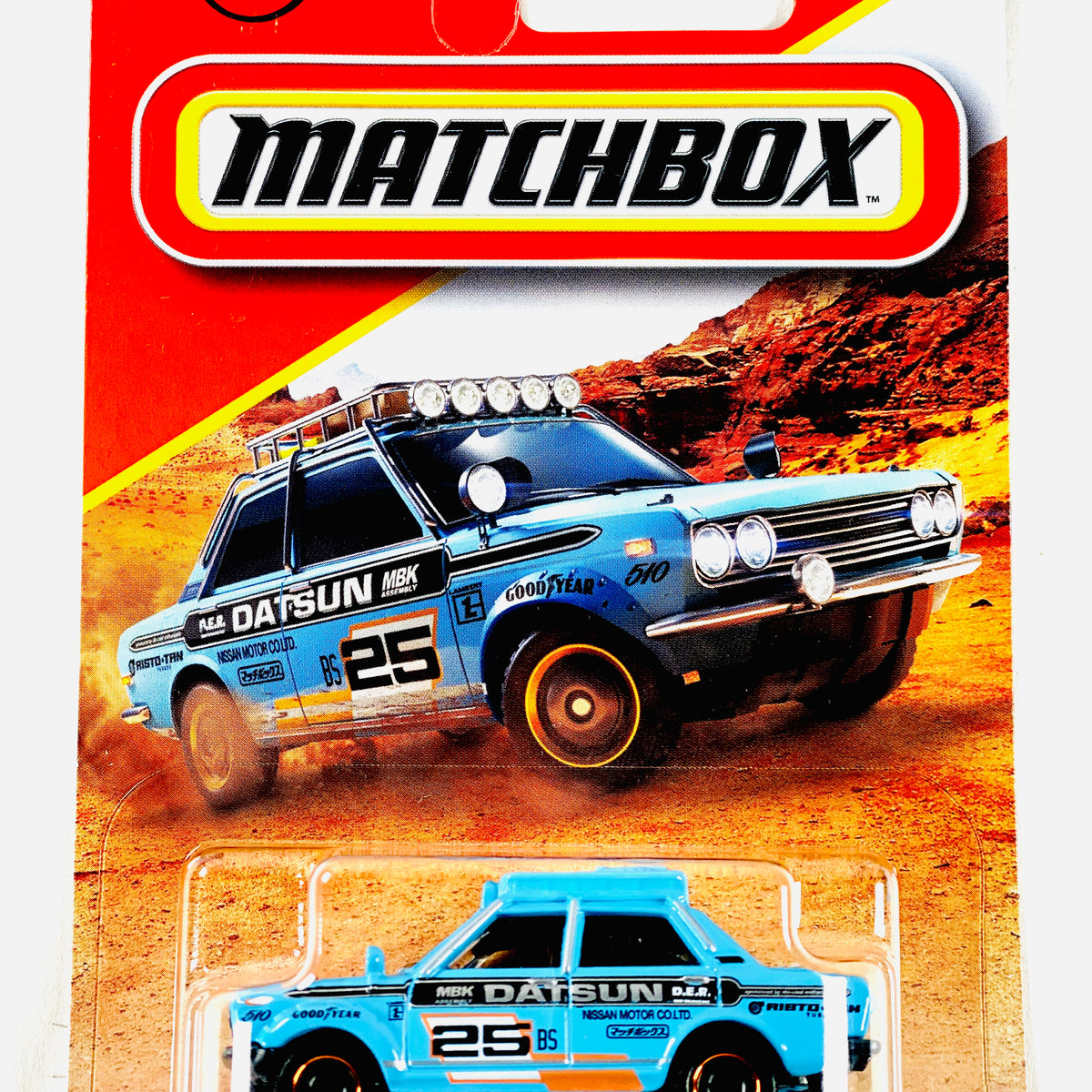 Matchbox 2025 Basic Case A 70 Datsun 510 Rally Jcardiecast